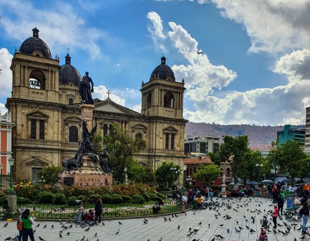 palacio de gobierno en La Paz
