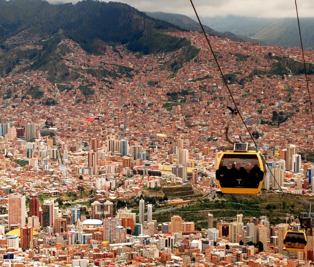 teleferico linea amarilla LA PAZ